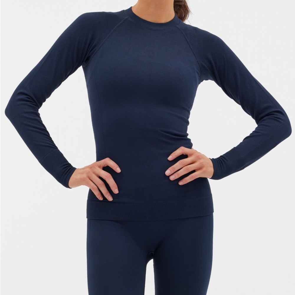 Women's Long Sleeve Navy Top